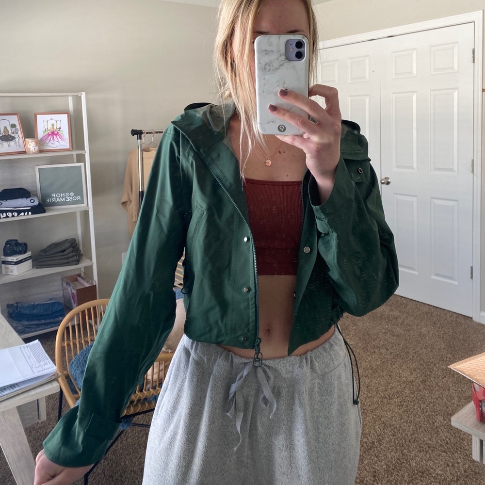 Fabletics Erika Cropped Hooded Jacket
